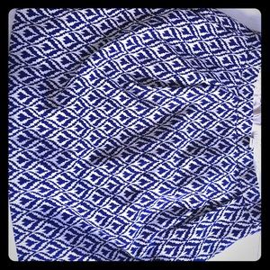 Jcrew blue and white short skirt EUC